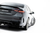 Maxton Design - Rear Splitter (with Vertical Bars) Mercedes Benz C63 AMG Sedan W206 / Estate S206 - Royal Body Kits