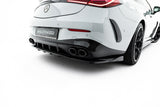 Maxton Design - Rear Splitter (with Vertical Bars) Mercedes Benz CLE53 AMG Aero C236 - Royal Body Kits