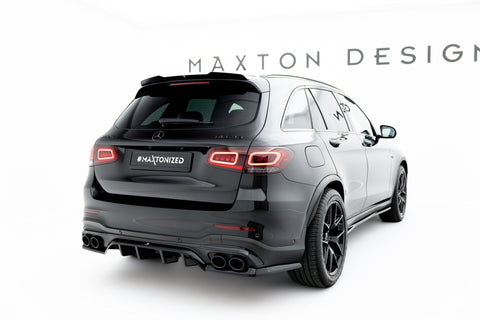 Maxton Design - Rear Splitter (with Vertical Bars) Mercedes Benz GLC43 AMG SUV X253 (Facelift) - Royal Body Kits