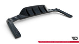Maxton Design - Rear Splitter (with Vertical Bars) Mercedes Benz GLC43 AMG SUV X253 (Facelift) - Royal Body Kits