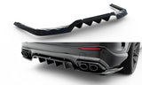 Maxton Design - Rear Splitter (with Vertical Bars) Mercedes Benz GLC43 AMG X254 - Royal Body Kits