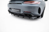 Maxton Design - Rear Splitter (with Vertical Bars) Mercedes Benz AMG GTC C190 (Facelift) - Royal Body Kits