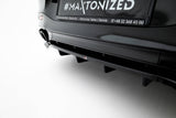Maxton Design - Rear Splitter (with Vertical Bars) Mercedes Benz SL63 AMG R232 - Royal Body Kits