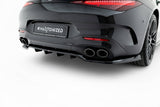 Maxton Design - Rear Splitter (with Vertical Bars) Mercedes Benz SL63 AMG R232 - Royal Body Kits