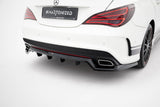 Maxton Design - Rear Splitter (with Vertical Bars) Mercedes Benz CLA-Class AMG-Line C117 Rear Diffuser Maxton Design royalty-bespoke.myshopify.com
