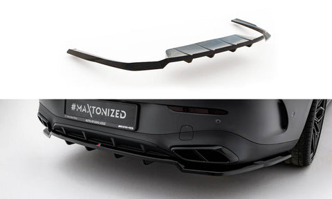 Maxton Design - Rear Splitter (with Vertical Bars) Mercedes Benz CLE-Class AMG-Line C236 - Royal Body Kits