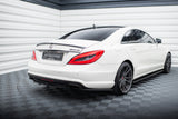 Maxton Design - Central Rear Splitter (with vertical bars) Mercedes Benz CLS-Class AMG-Line C218 - Royal Body Kits