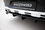 Maxton Design - Rear Splitter (with Vertical Bars) Mercedes Benz GLC-Class Coupe AMG-Line C254 Rear Diffuser Maxton Design royalty-bespoke.myshopify.com