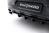 Maxton Design - Rear Splitter (with Vertical Bars) Mercedes Benz GLC-Class Coupe C254