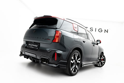 Maxton Design - Rear Splitter (with Vertical Bars) Mini Countryman JCW U25 - Royal Body Kits