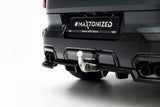 Maxton Design - Rear Splitter (with Vertical Bars) Mini Countryman JCW U25 - Royal Body Kits