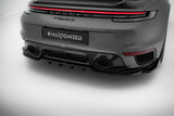 Maxton Design - Rear Splitter (with Vertical Bars) Porsche 911 Turbo S Sport Package 992 - Royal Body Kits