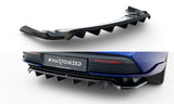 Maxton Design - Rear Splitter (with Vertical Bars) Porsche Taycan Turbo S MK1 - Royal Body Kits