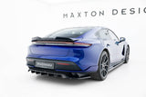 Maxton Design - Rear Splitter (with Vertical Bars) Porsche Taycan Turbo S MK1 - Royal Body Kits