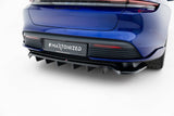 Maxton Design - Rear Splitter (with Vertical Bars) Porsche Taycan Turbo S MK1 - Royal Body Kits