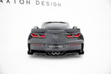 Maxton Design - Rear Splitter (with Vertical Bars) + Rear Side Splitters Chevrolet Corvette Z06 C7 Rear Diffuser Maxton Design royalty-bespoke.myshopify.com