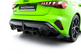 Maxton Design - Rear Splitter (with Vertical Bars) V.1 Audi RS3 Sportback 8Y (Facelift) - Royal Body Kits