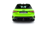 Maxton Design - Rear Splitter (with Vertical Bars) V.1 Audi RS3 Sportback 8Y (Facelift) - Royal Body Kits