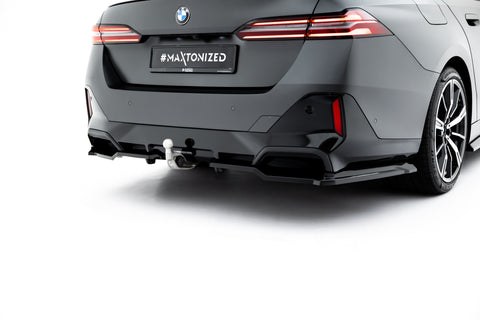 Maxton Design - Rear Splitter (with Vertical Bars) V.1 BMW Series 5 / i5 M-Pack Sedan / Touring G60 / G61 - Royal Body Kits