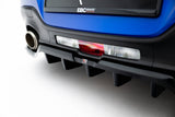 Maxton Design - Rear Splitter (with Vertical Bars) V.1 + Flaps Subaru BRZ MK2 - Royal Body Kits