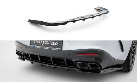 Maxton Design - Rear Splitter (with Vertical Bars) V.1 Mercedes Benz AMG GT 63 C192 - Royal Body Kits