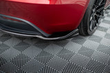 Maxton Design - Rear Splitter (with Vertical Bars) V.1 Tesla Model 3 Project Highland (Facelift) Rear Diffuser Maxton Design royalty-bespoke.myshopify.com