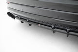 Maxton Design - Rear Splitter (with Vertical Bars) V.2 Audi SQ8 / Q8 S-Line MK1 (Facelift) Rear Diffuser Maxton Design royalty-bespoke.myshopify.com