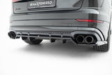 Maxton Design - Rear Splitter (with Vertical Bars) V.2 Audi SQ8 / Q8 S-Line MK1 (Facelift) Rear Diffuser Maxton Design royalty-bespoke.myshopify.com