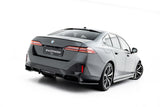 Maxton Design - Rear Splitter (with Vertical Bars) V.2 BMW Series 5 / i5 M-Pack Sedan / Touring G60 / G61 - Royal Body Kits