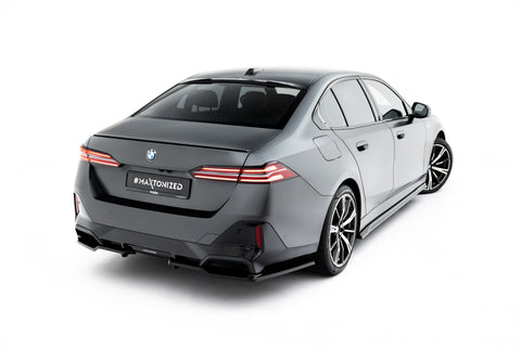 Maxton Design - Rear Splitter (with Vertical Bars) V.2 BMW Series 5 / i5 M-Pack Sedan / Touring G60 / G61 - Royal Body Kits