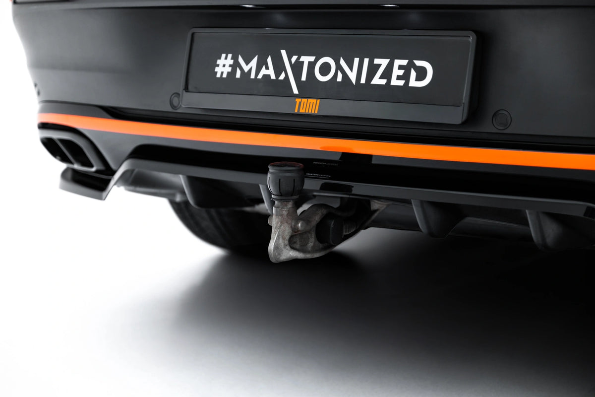 Maxton Design - Rear Splitter (with Vertical Bars) V.2 Mercedes Benz ...