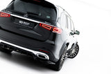 Maxton Design - Rear Splitter (with Vertical Bars) V.2 Mercedes Benz GLS-Class AMG-Line X167 - Royal Body Kits