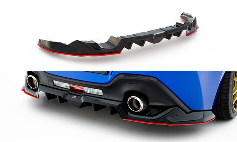 Maxton Design - Rear Splitter (with Vertical Bars) V.2 Subaru BRZ MK2 - Royal Body Kits
