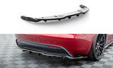 Maxton Design - Rear Splitter (with Vertical Bars) V.2 Tesla Model 3 Project Highland (Facelift) Rear Diffuser Maxton Design royalty-bespoke.myshopify.com