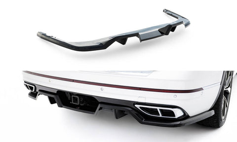 Maxton Design - Rear Splitter (with Vertical Bars) Volkswagen Atlas R-Line MK1 (Facelift 2) - Royal Body Kits