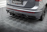 Maxton Design - Rear Splitter (with Vertical Bars) Volkswagen Tiguan Allspace R-Line MK2 (Facelift) - Royal Body Kits