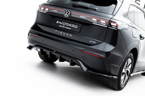 Maxton Design - Rear Splitter (with Vertical Bars) Volkswagen Tiguan MK3 - Royal Body Kits