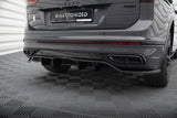 Maxton Design - Rear Splitter (with Vertical Bars) Volkswagen Tiguan R-Line MK2 (Facelift) - Royal Body Kits