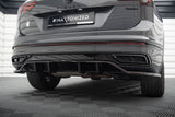 Maxton Design - Rear Splitter (with Vertical Bars) Volkswagen Tiguan R-Line MK2 (Facelift) - Royal Body Kits