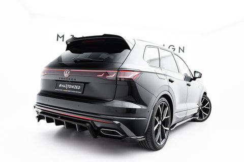 Maxton Design - Rear Splitter (with Vertical Bars) Volkswagen Touareg R-Line MK3 (Facelift) - Royal Body Kits