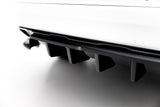 Maxton Design - Rear Splitter (with Vertical Bars) Volvo XC60 MK1 (Facelift) - Royal Body Kits