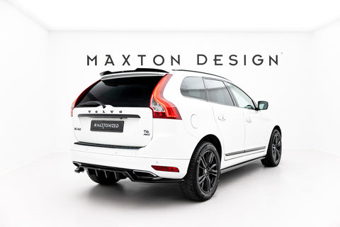 Maxton Design - Rear Splitter (with Vertical Bars) Volvo XC60 MK1 (Facelift) - Royal Body Kits