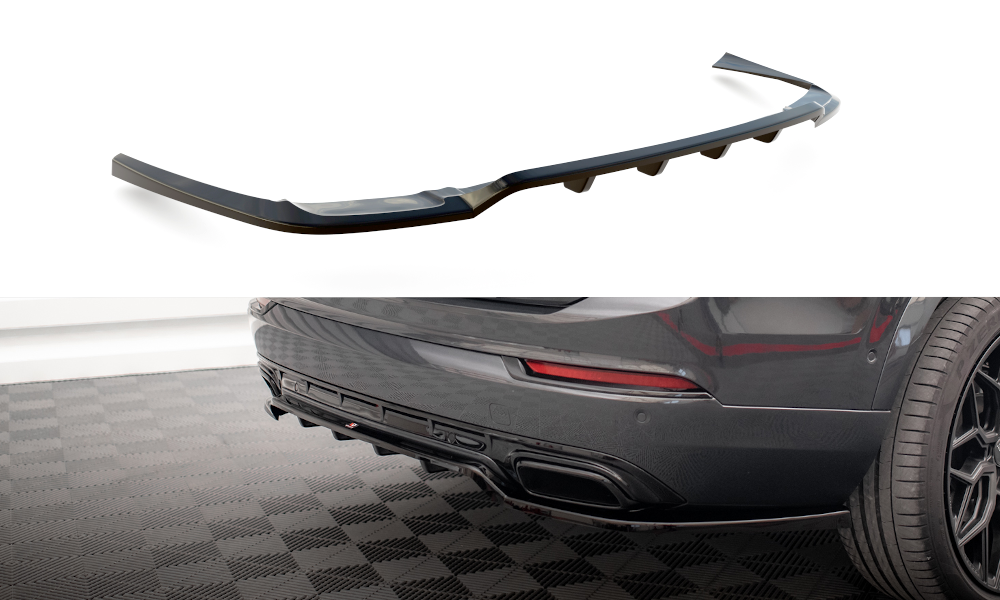 Maxton Design - Rear Splitter (with Vertical Bars) Volvo XC90 R-Design ...