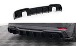 Maxton Design - Rear Valance Audi A3 S-Line Sportback 8V Facelift (version with Single Exhaust on Both Sides)