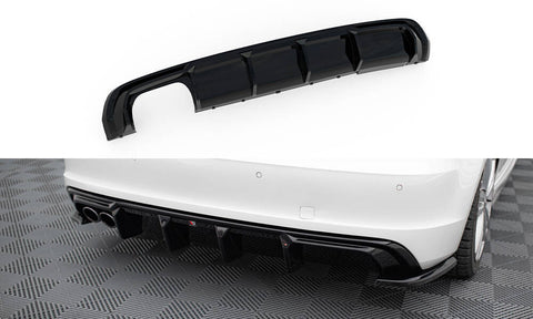 Maxton Design - Rear Valance Audi A3 S-Line Sportback 8V (Version with Dual Exhaust on One Side) - Royal Body Kits