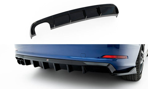 Maxton Design - Rear Valance Audi A3 Sedan 8V (Single Side Dual Exhaust Version) - Royal Body Kits