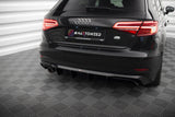 Maxton Design - Rear Valance (version with one exhaust tip) Audi A3 8V Sportback (Facelift)