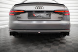 Maxton Design - Rear Valance Audi A4 S-Line B9 (Version with Single Exhaust on Both Sides) - Royal Body Kits