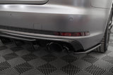 Maxton Design - Rear Valance Audi A4 S-Line B9 (Version with Single Exhaust on Both Sides) - Royal Body Kits