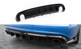 Maxton Design - Rear Valance Audi A4 S-Line Sedan / Avant B8 (Version with Single Exhaust on Both Sides) - Royal Body Kits